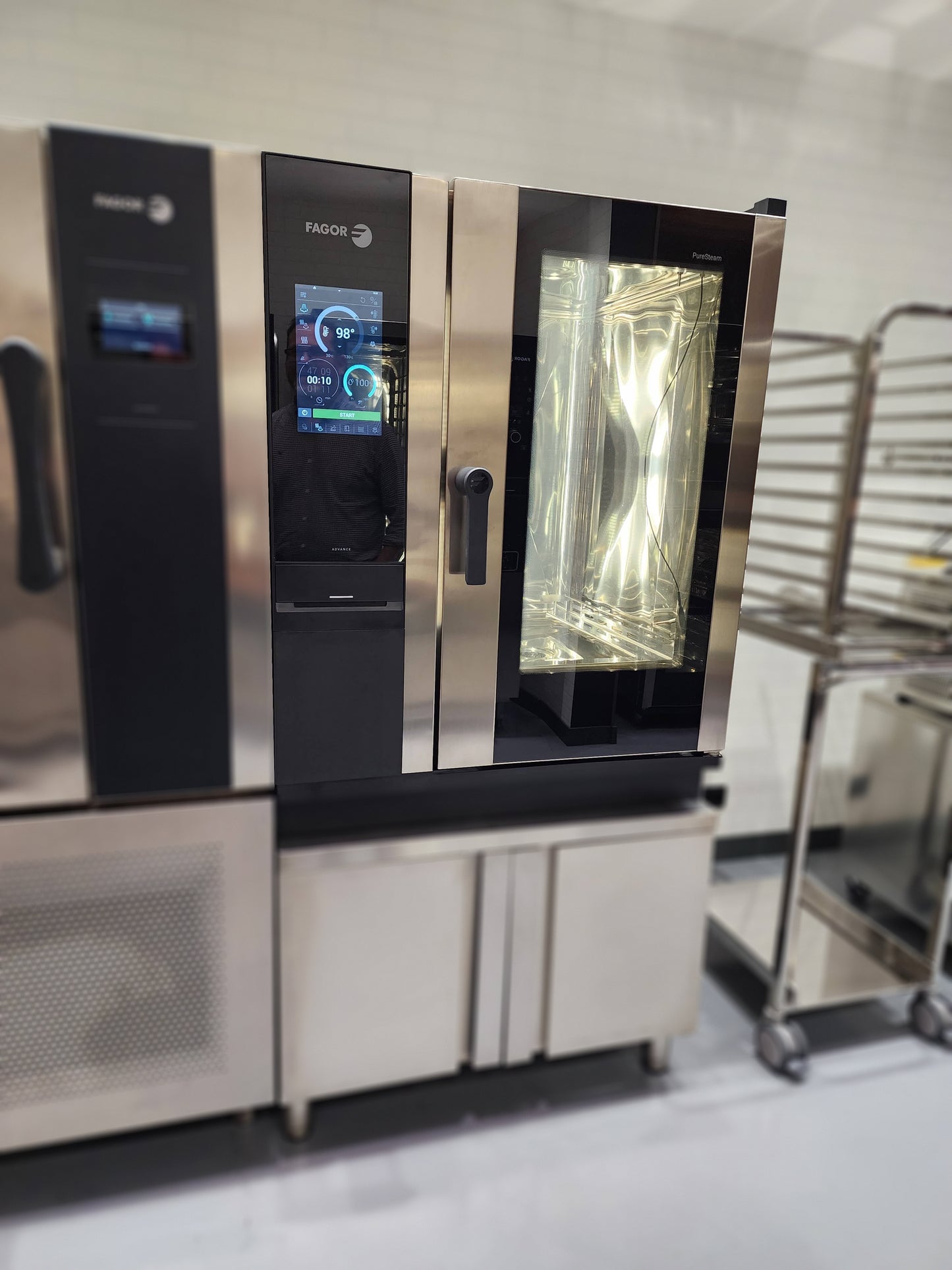 Fagor 10 Tray Combi Oven on Stand with Canopy LPG + 10Amp