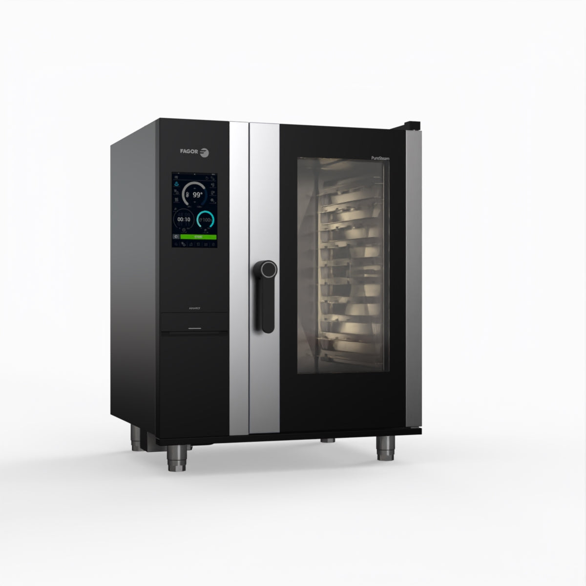 Fagor 10 Tray Combi Oven on Stand with Canopy LPG + 10Amp