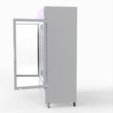 Thermaster 1200L Large Two Glass Door Upright Drink Fridge 133 X 69cm