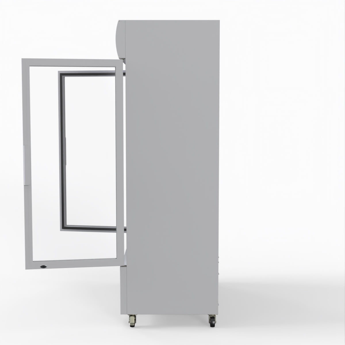 Thermaster 1200L Large Two Glass Door Upright Drink Fridge 133 X 69cm