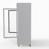 Thermaster 1200L Large Two Glass Door Upright Drink Fridge 133 X 69cm
