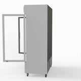 Thermaster 1200L Large Two Glass Door Upright Drink Fridge 133 X 69cm