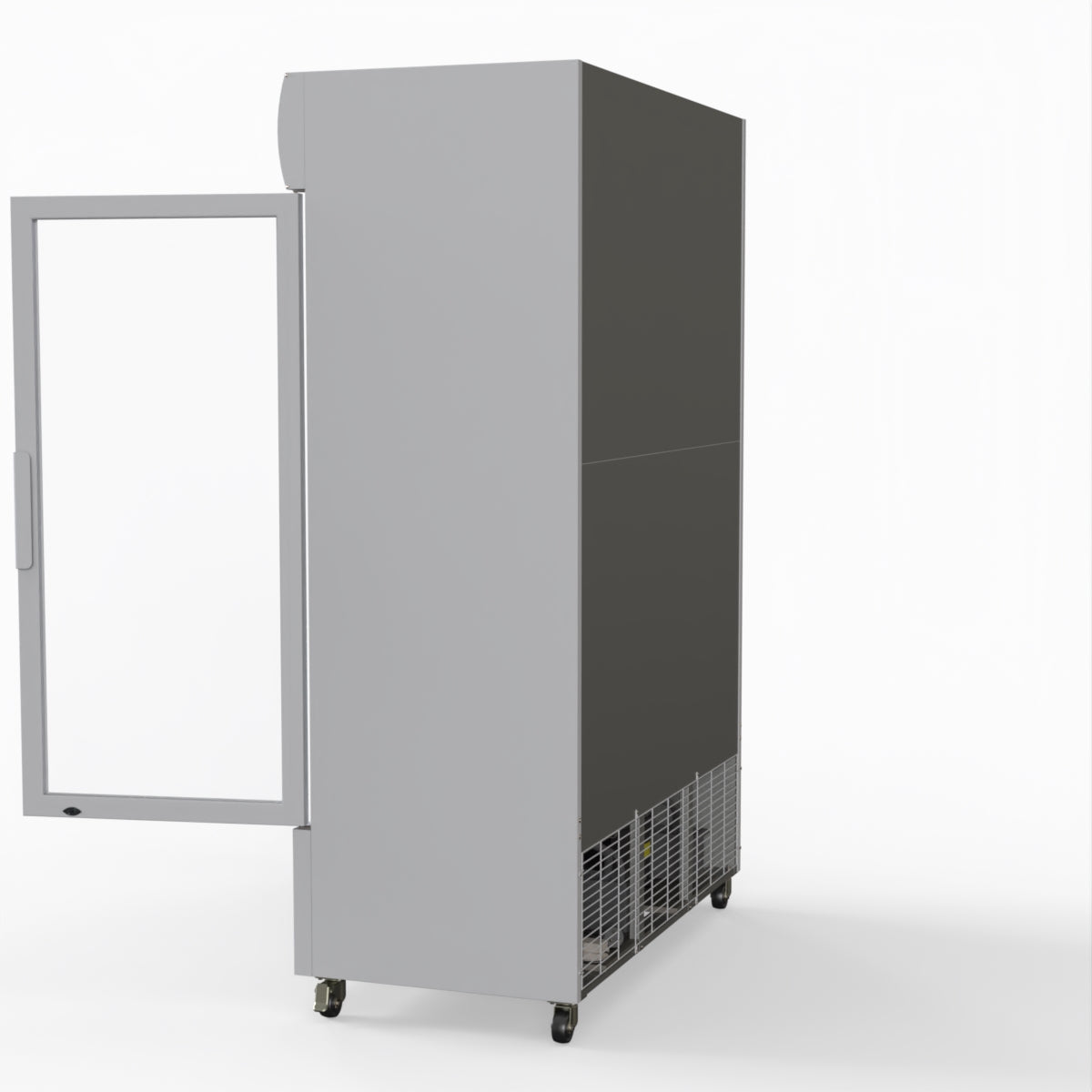 Thermaster 1200L Large Two Glass Door Upright Drink Fridge 133 X 69cm