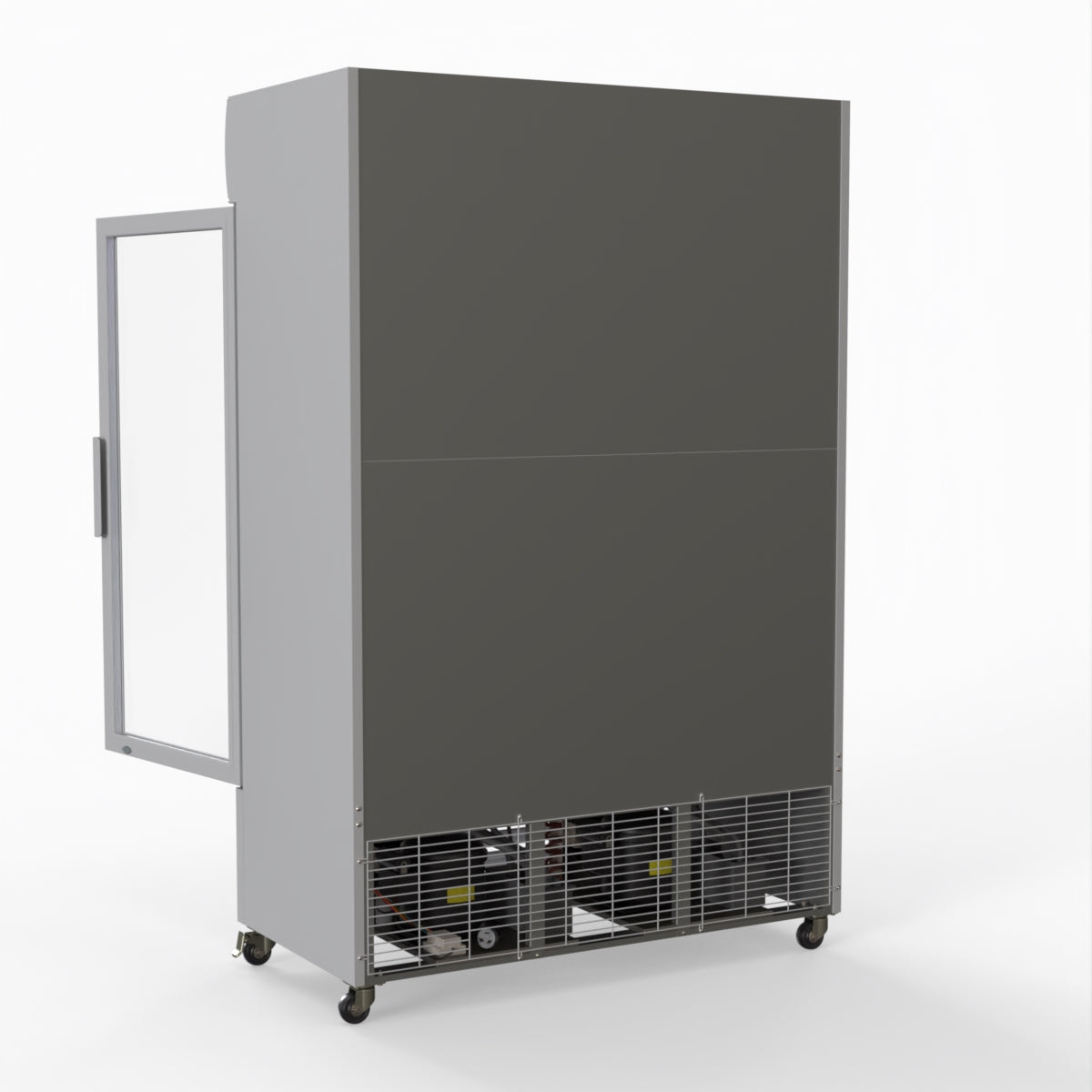 Thermaster 1200L Large Two Glass Door Upright Drink Fridge 133 X 69cm