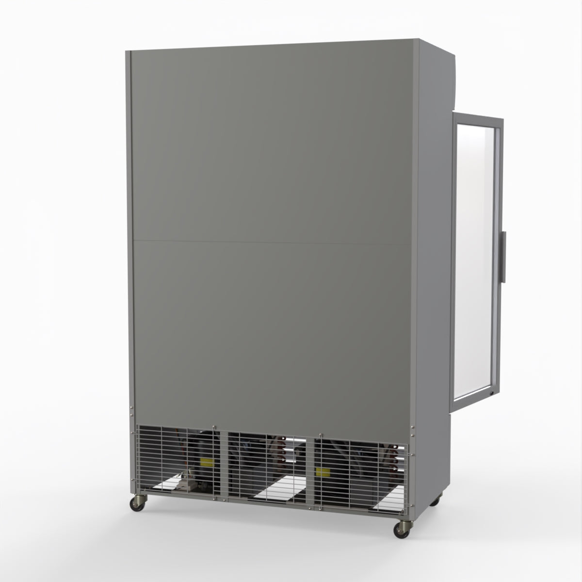 Thermaster 1200L Large Two Glass Door Upright Drink Fridge 133 X 69cm