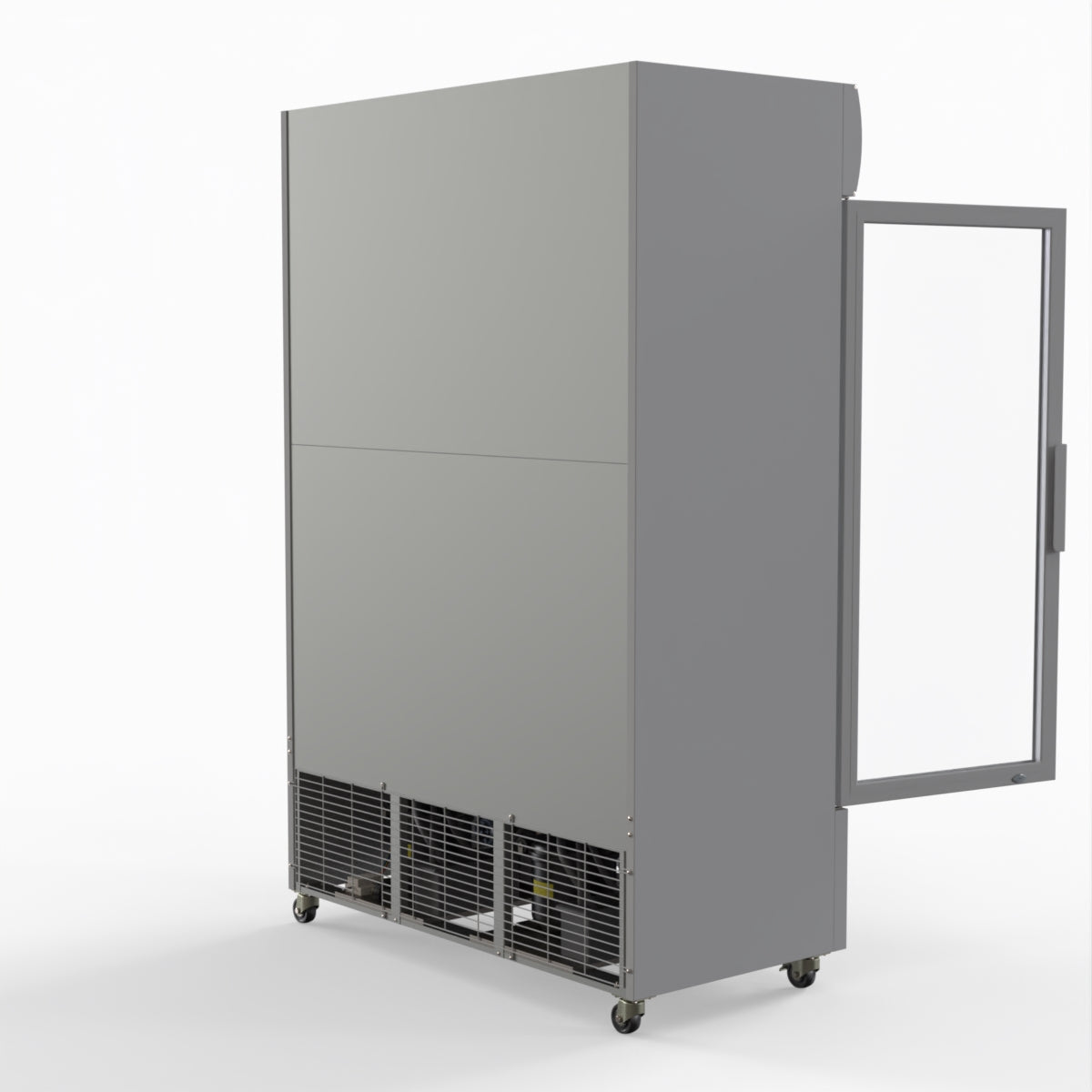 Thermaster 1200L Large Two Glass Door Upright Drink Fridge 133 X 69cm