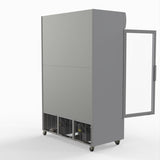 Thermaster 1200L Large Two Glass Door Upright Drink Fridge 133 X 69cm