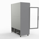 Thermaster 1200L Large Two Glass Door Upright Drink Fridge 133 X 69cm