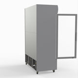Thermaster 1200L Large Two Glass Door Upright Drink Fridge 133 X 69cm