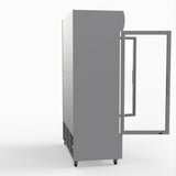 Thermaster 1200L Large Two Glass Door Upright Drink Fridge 133 X 69cm