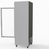 Thermaster 540L Single Glass Door Upright Drink Fridge White 10Amp