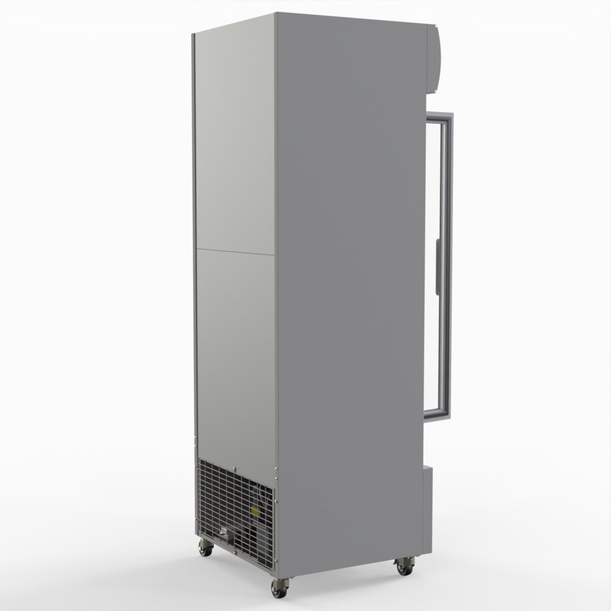 Thermaster 540L Single Glass Door Upright Drink Fridge White 10Amp