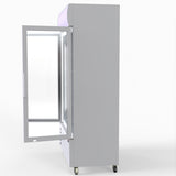 Thermaster 730L Medium Two Glass Door Upright Drink Fridge 112 X 61cm