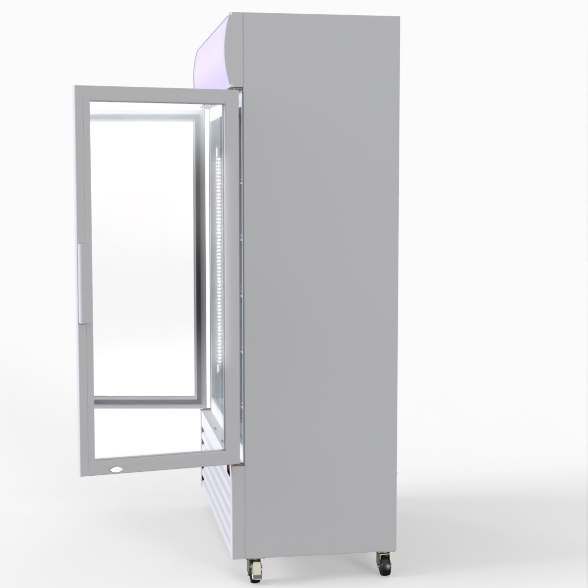 Thermaster 730L Medium Two Glass Door Upright Drink Fridge 112 X 61cm