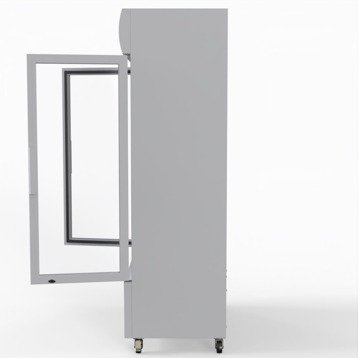 Thermaster 730L Medium Two Glass Door Upright Drink Fridge 112 X 61cm
