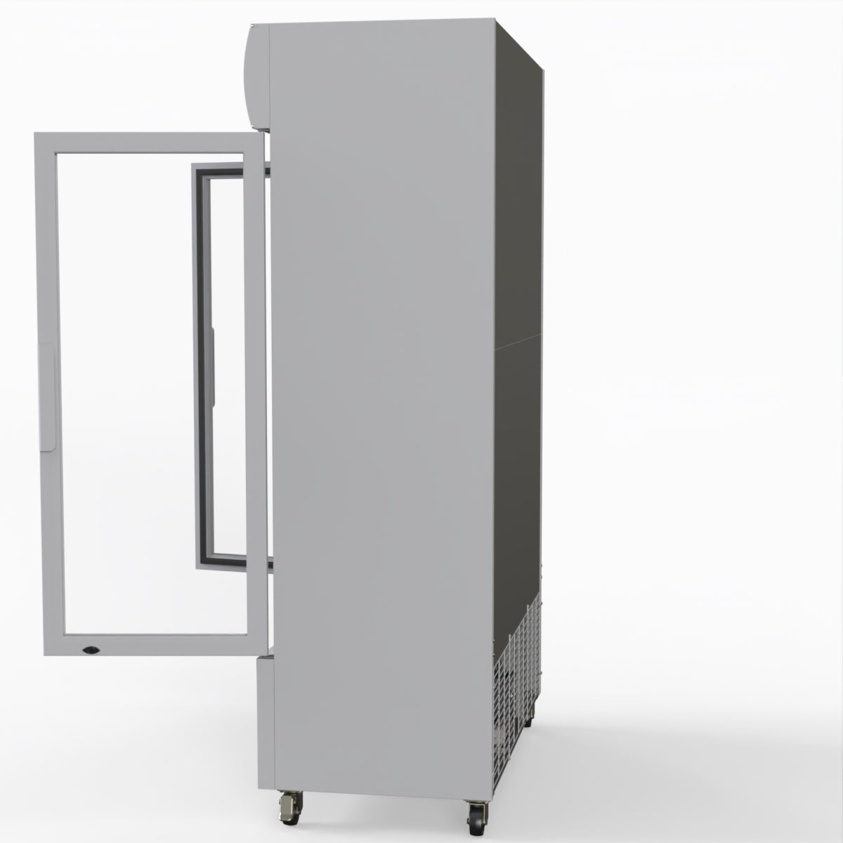 Thermaster 730L Medium Two Glass Door Upright Drink Fridge 112 X 61cm