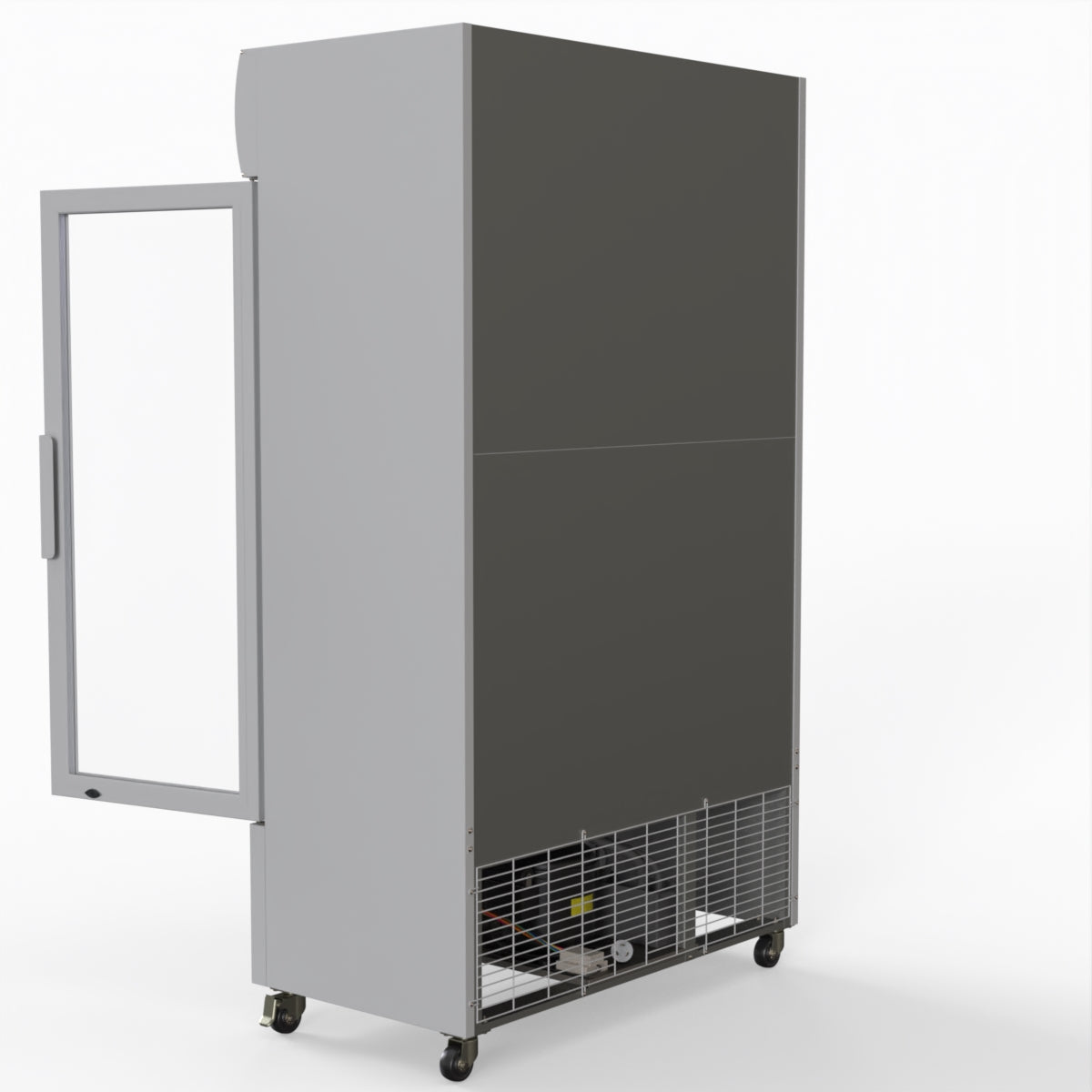 Thermaster 730L Medium Two Glass Door Upright Drink Fridge 112 X 61cm