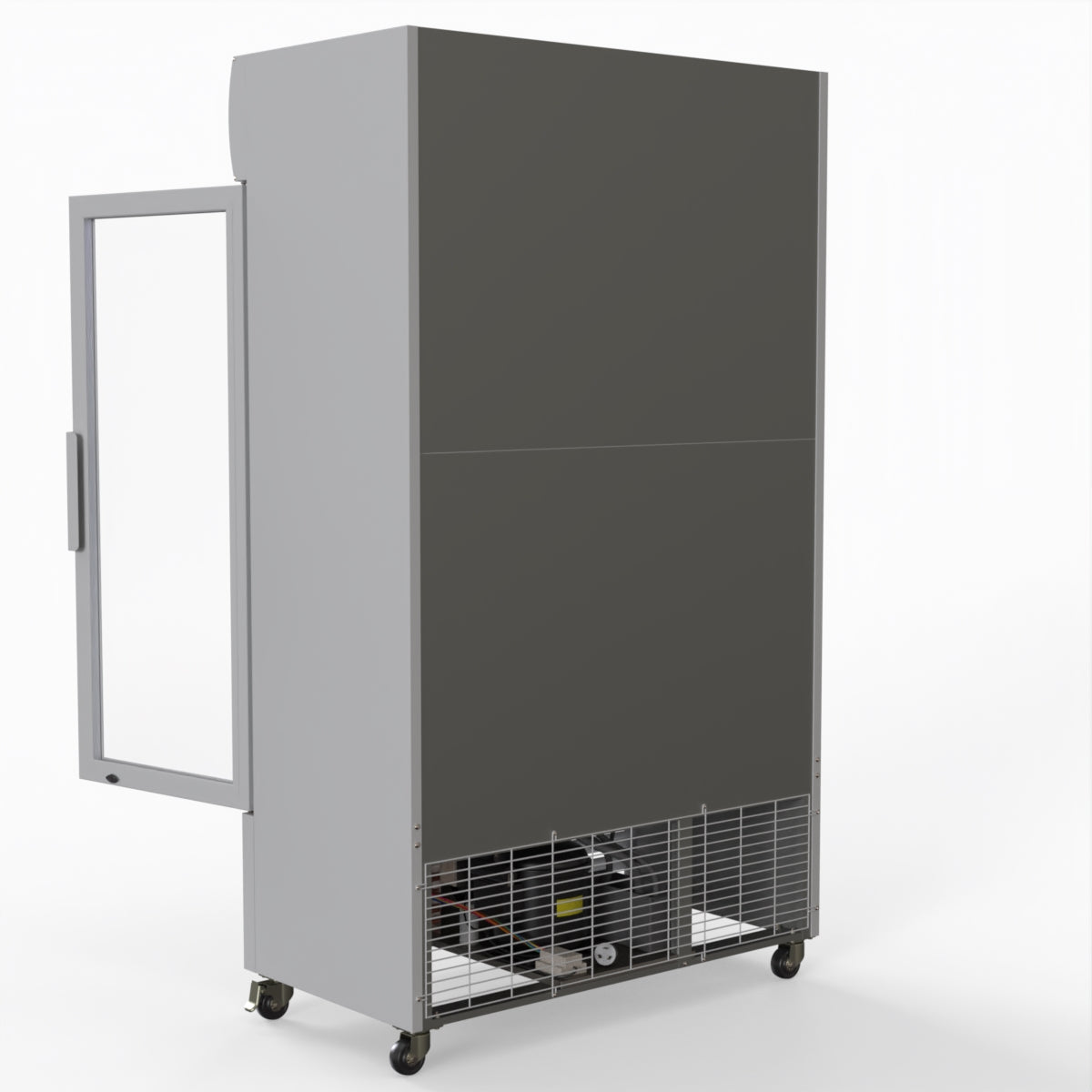 Thermaster 730L Medium Two Glass Door Upright Drink Fridge 112 X 61cm