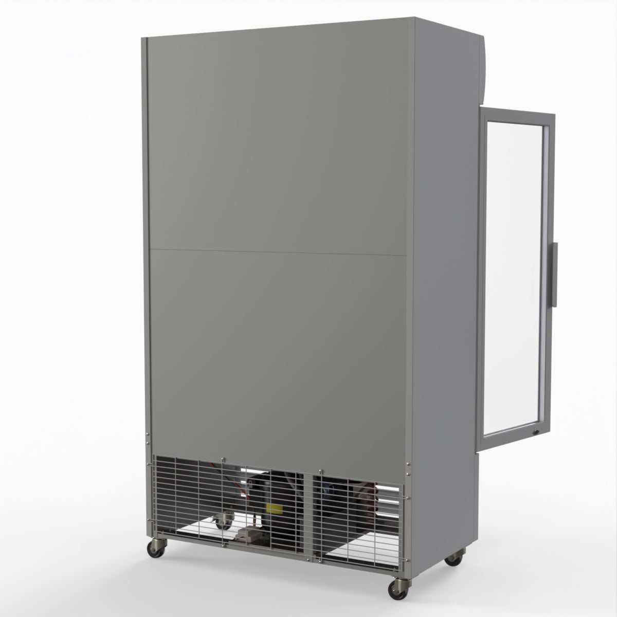 Thermaster 730L Medium Two Glass Door Upright Drink Fridge 112 X 61cm