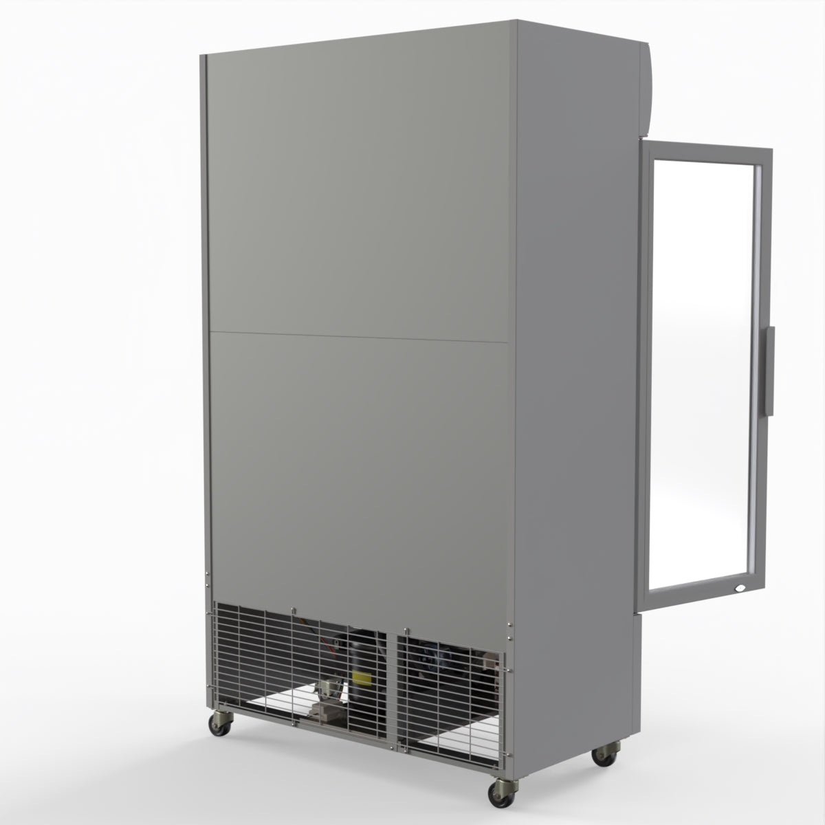Thermaster 730L Medium Two Glass Door Upright Drink Fridge 112 X 61cm