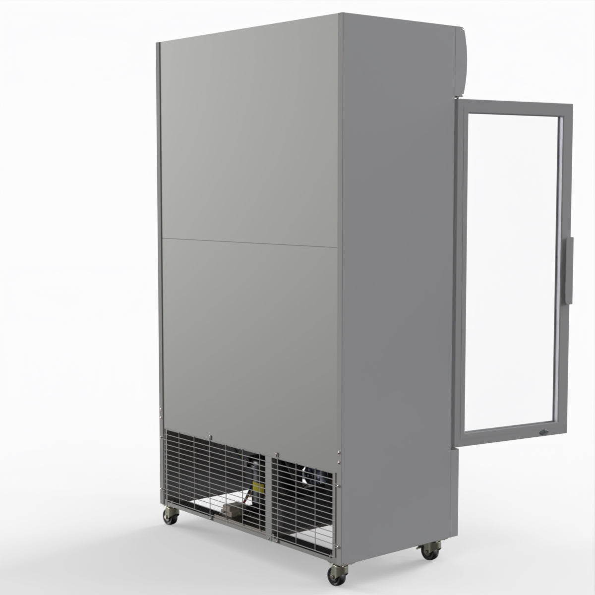 Thermaster 730L Medium Two Glass Door Upright Drink Fridge 112 X 61cm