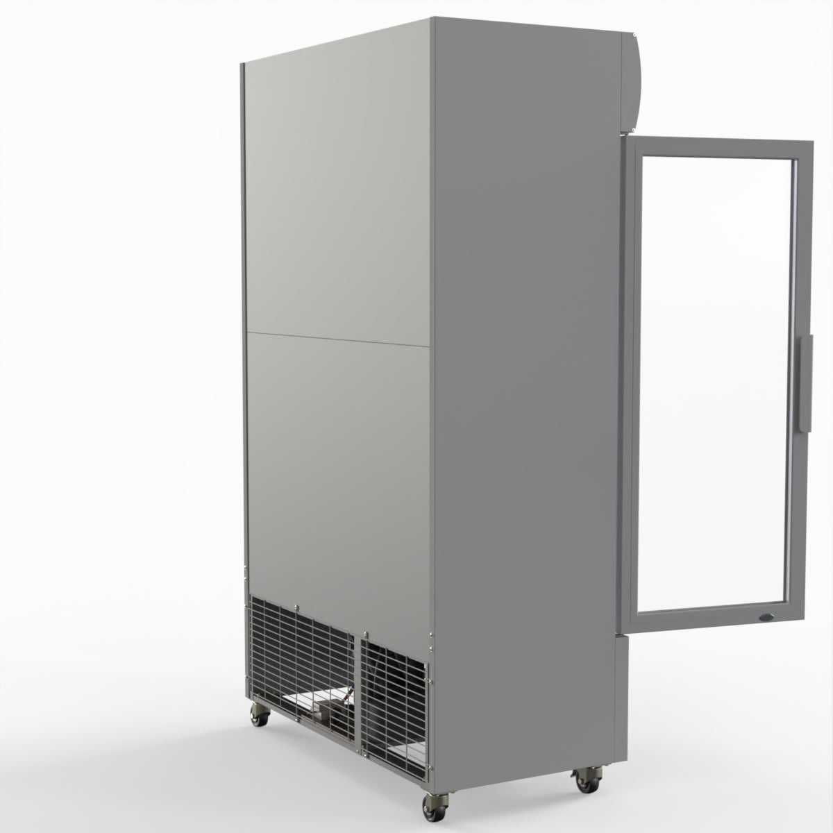 Thermaster 730L Medium Two Glass Door Upright Drink Fridge 112 X 61cm