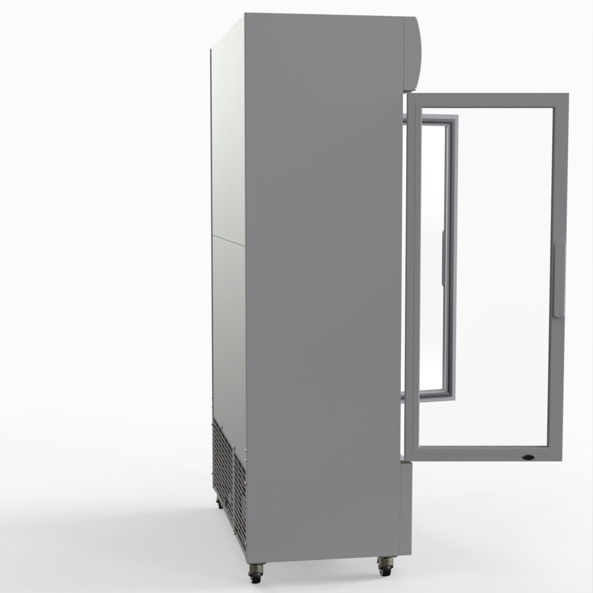 Thermaster 730L Medium Two Glass Door Upright Drink Fridge 112 X 61cm