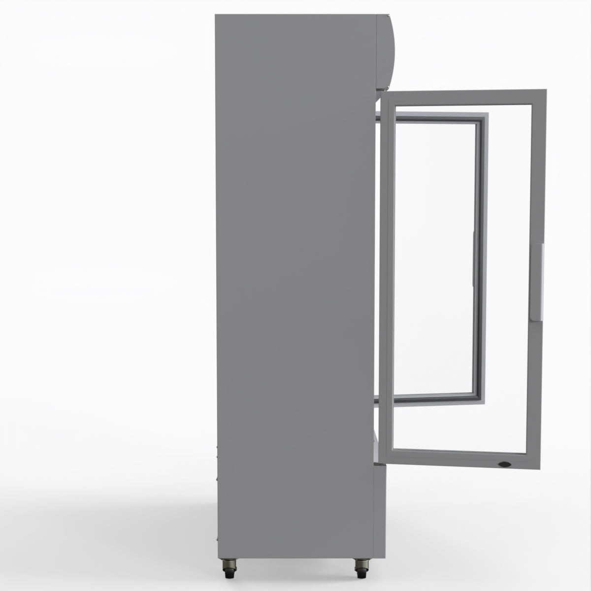 Thermaster 730L Medium Two Glass Door Upright Drink Fridge 112 X 61cm