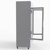 Thermaster 730L Medium Two Glass Door Upright Drink Fridge 112 X 61cm