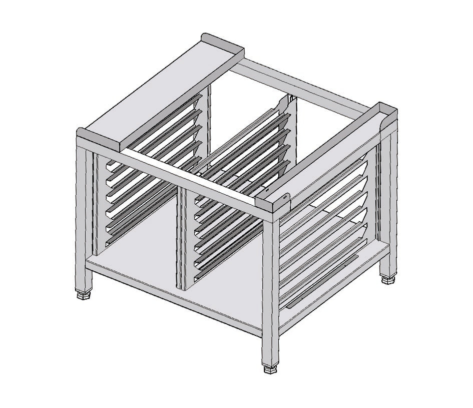 Fagor 10 Tray Combi Oven on Stand with Canopy LPG + 10Amp