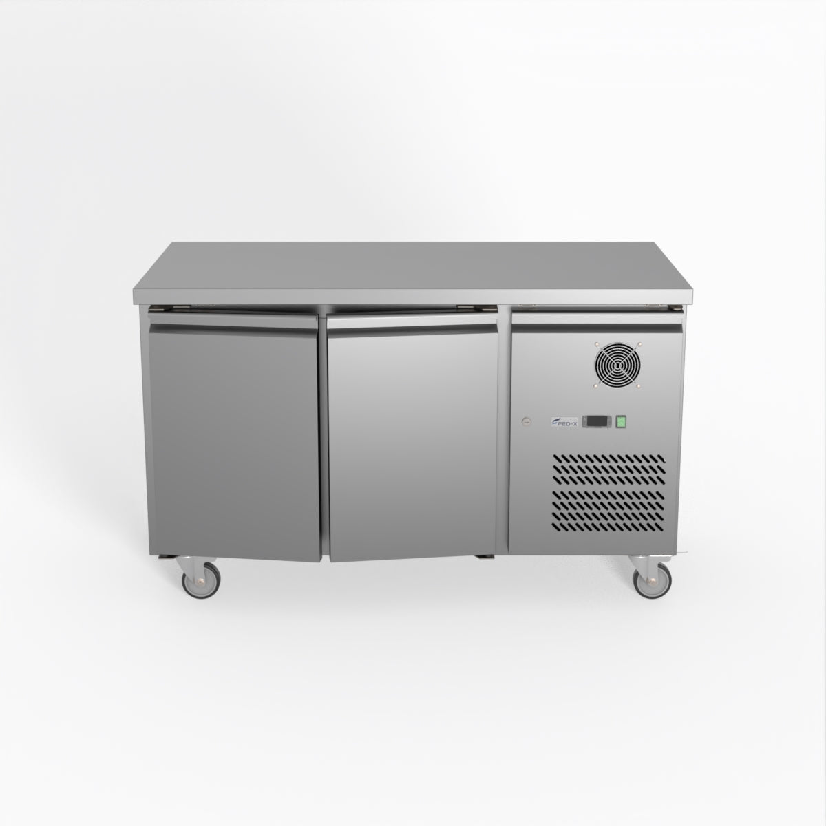 FED-X S/S Two Door Bench Freezer 136cm 10Amp