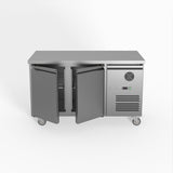 FED-X S/S Two Door Bench Fridge 136cm 10Amp