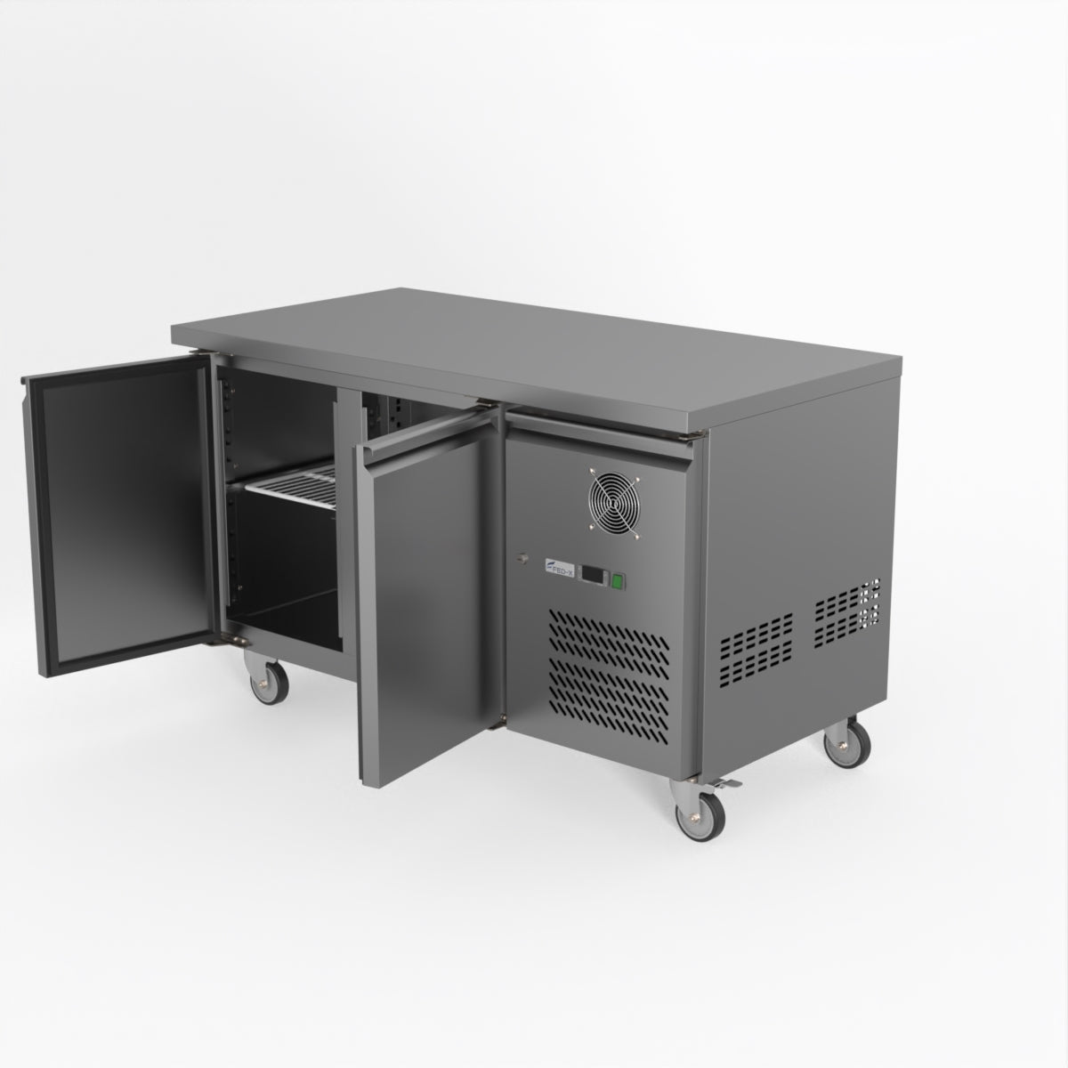 FED-X S/S Two Door Bench Fridge 136cm 10Amp