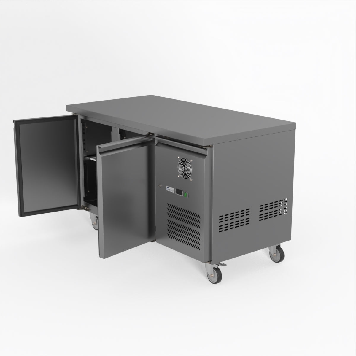 FED-X S/S Two Door Bench Freezer 136cm 10Amp