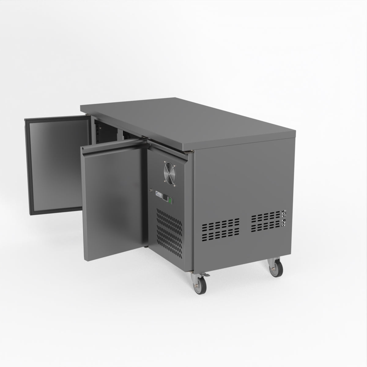 FED-X S/S Two Door Bench Fridge 136cm 10Amp