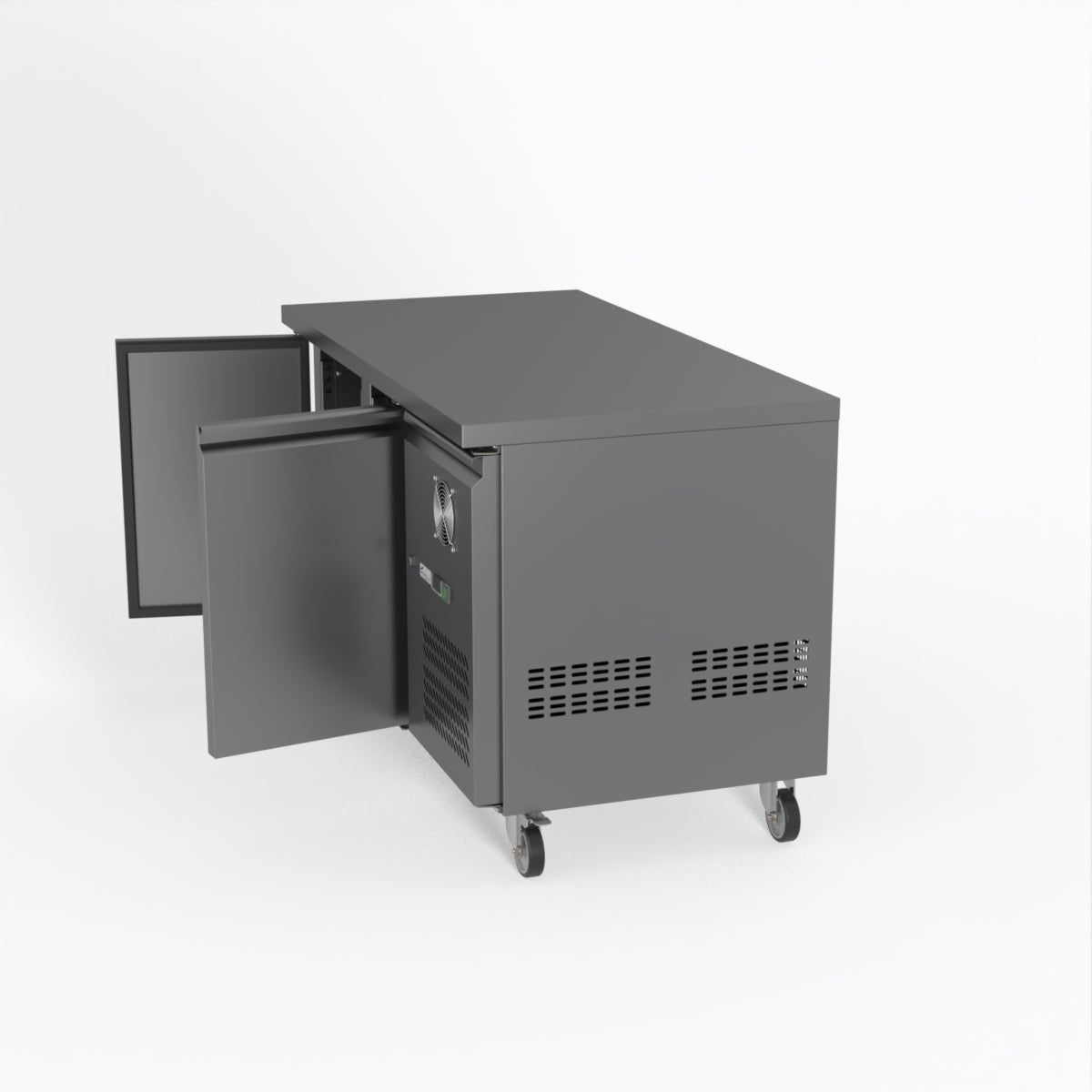 FED-X S/S Two Door Bench Fridge 136cm 10Amp