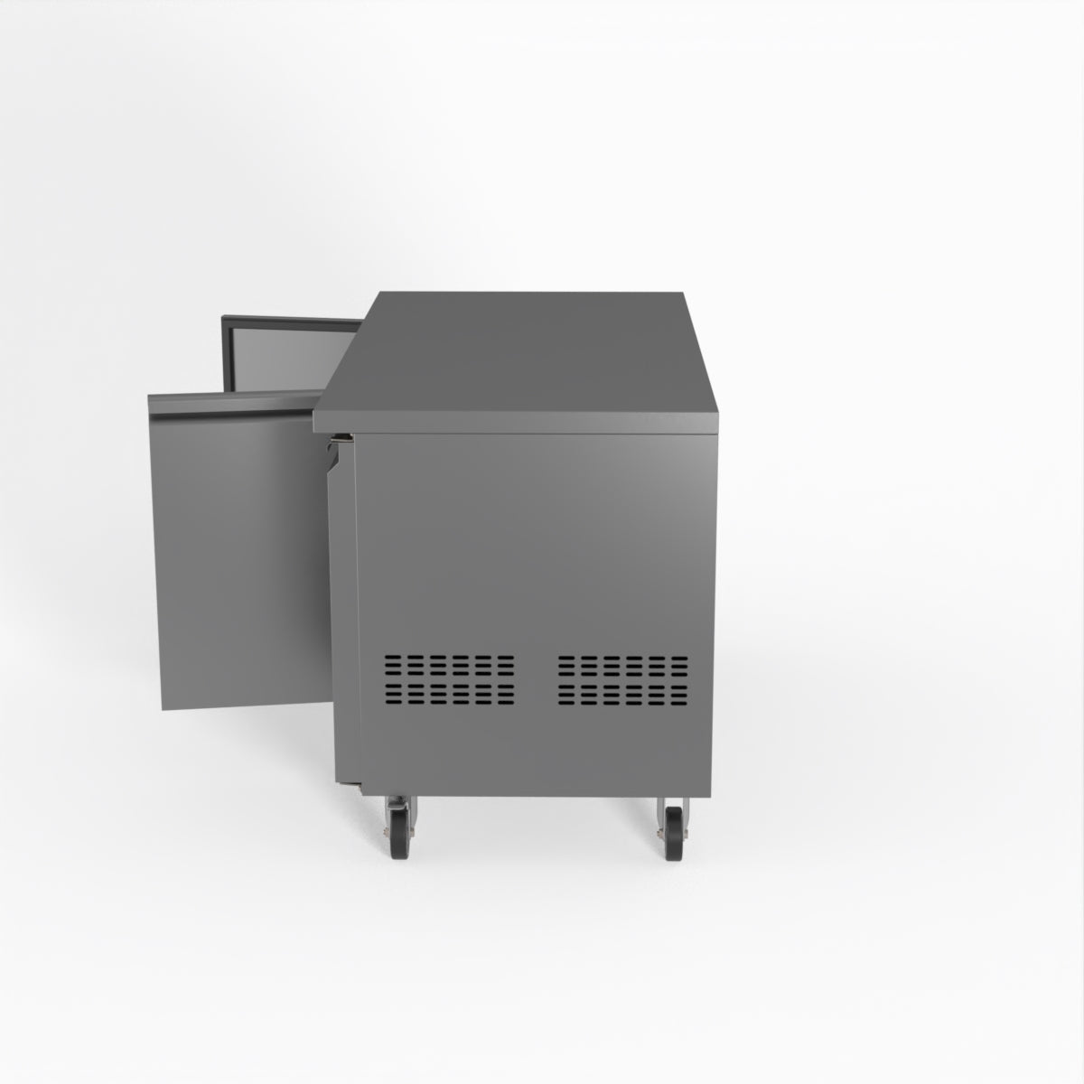 FED-X S/S Two Door Bench Fridge 136cm 10Amp