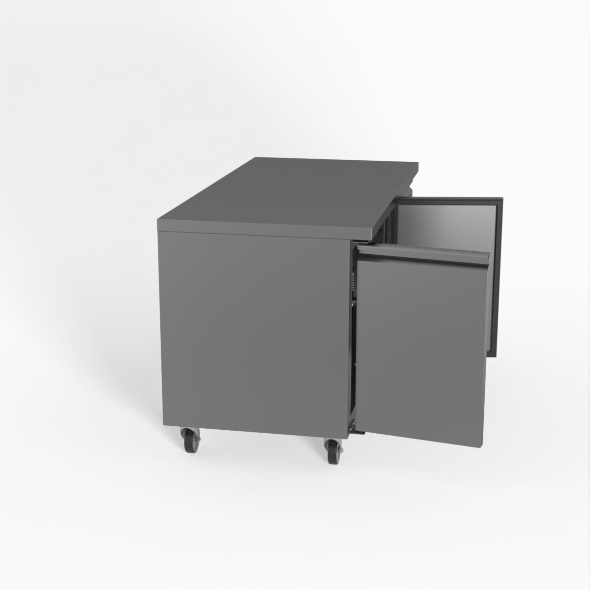FED-X S/S Two Door Bench Fridge 136cm 10Amp