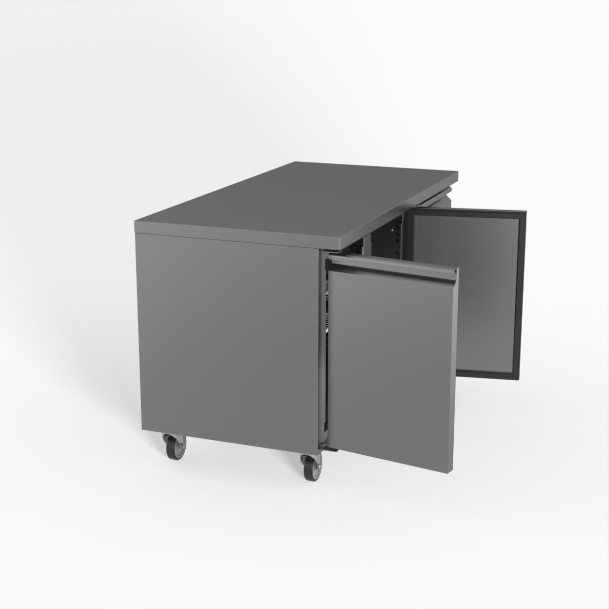 FED-X S/S Two Door Bench Freezer 136cm 10Amp