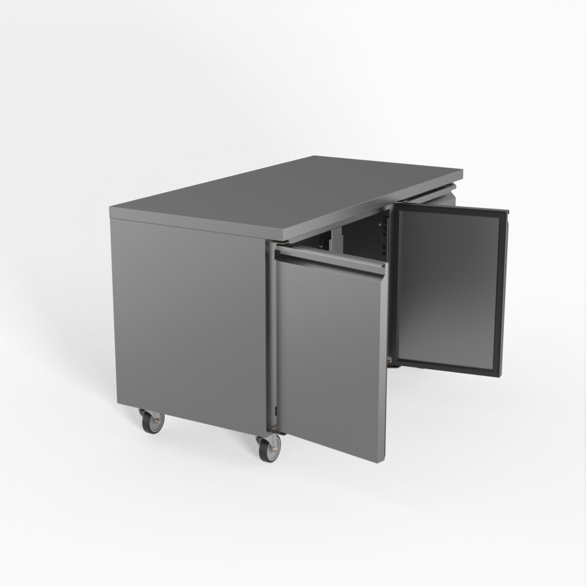 FED-X S/S Two Door Bench Fridge 136cm 10Amp