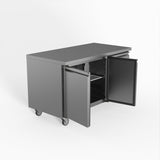 FED-X S/S Two Door Bench Fridge 136cm 10Amp