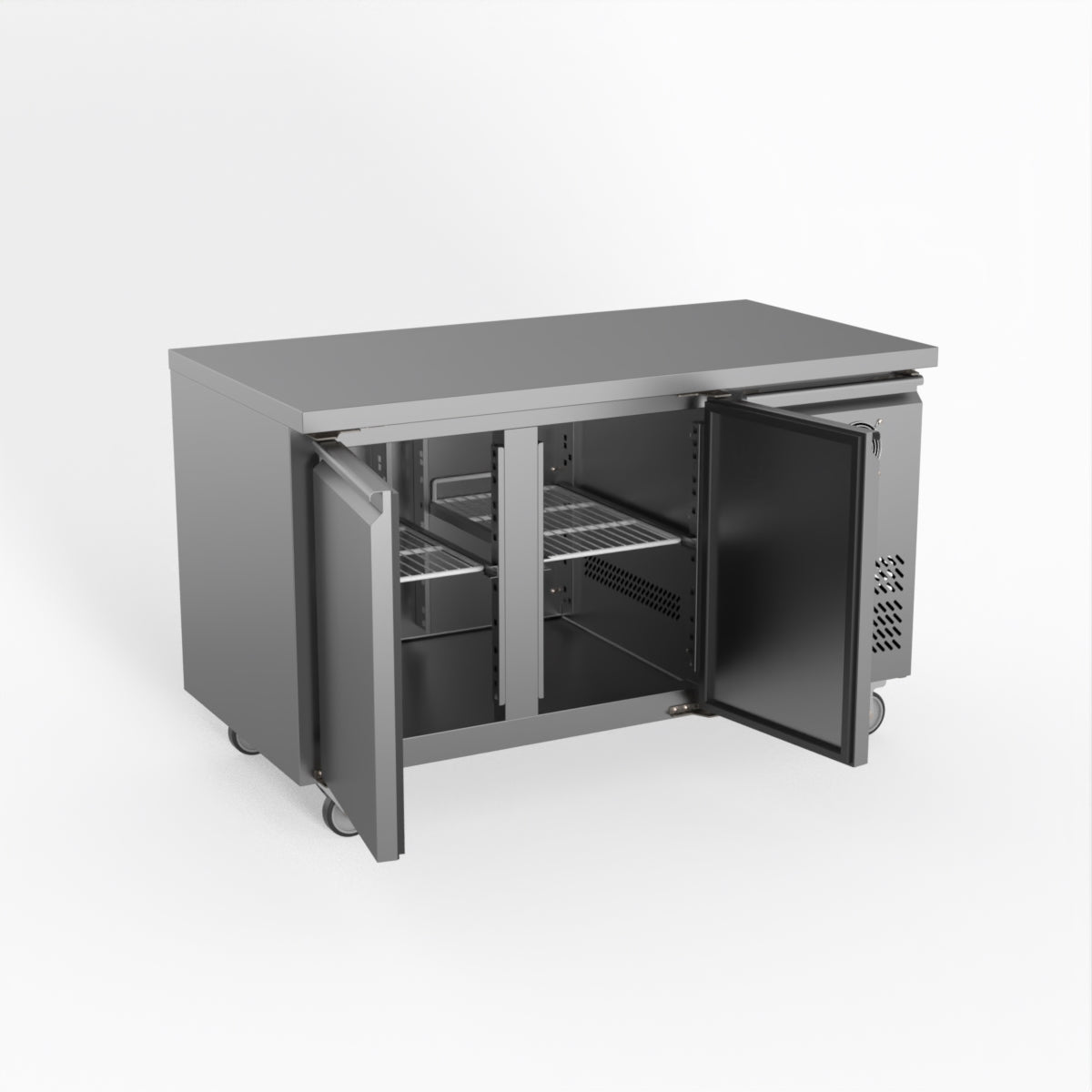 FED-X S/S Two Door Bench Fridge 136cm 10Amp