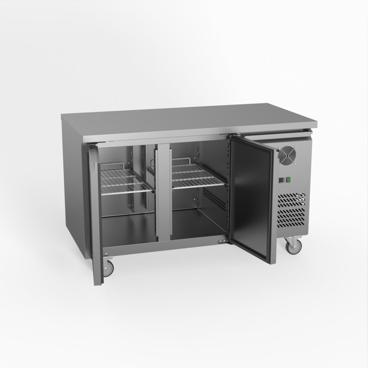 FED-X S/S Two Door Bench Freezer 136cm 10Amp