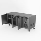 FED-X S/S Three Door Bench Fridge 180cm 10Amp