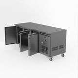 FED-X S/S Three Door Bench Fridge 180cm 10Amp