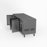 FED-X S/S Three Door Bench Fridge 180cm 10Amp