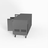 FED-X S/S Three Door Bench Fridge 180cm 10Amp
