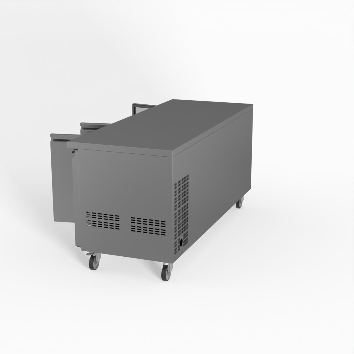 FED-X S/S Three Door Bench Fridge 180cm 10Amp