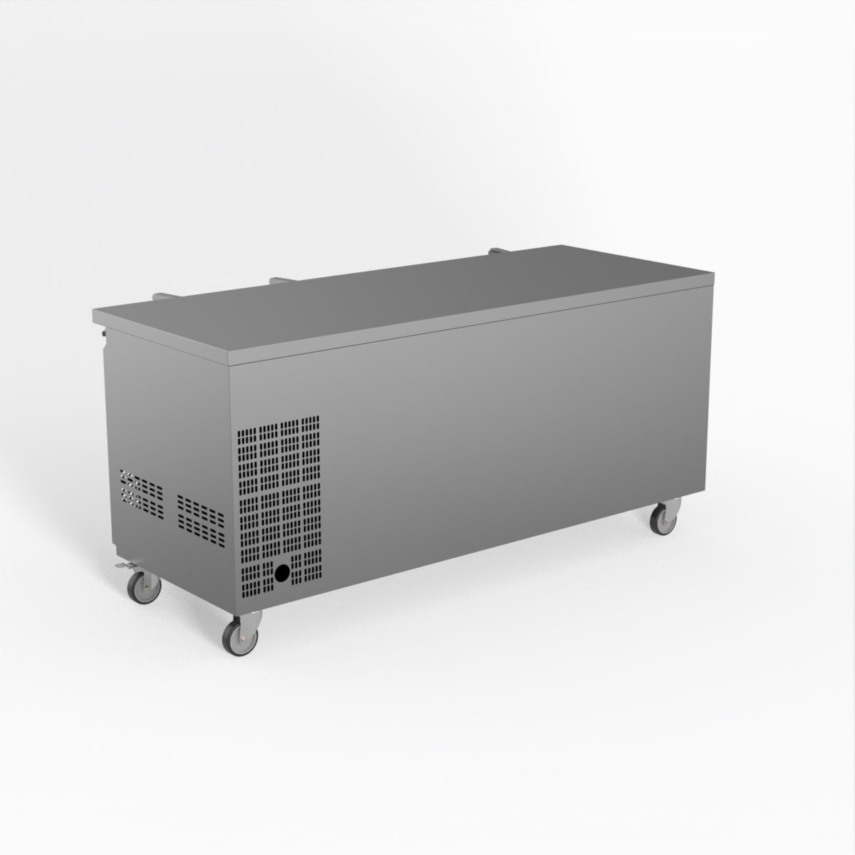 FED-X S/S Three Door Bench Fridge 180cm 10Amp