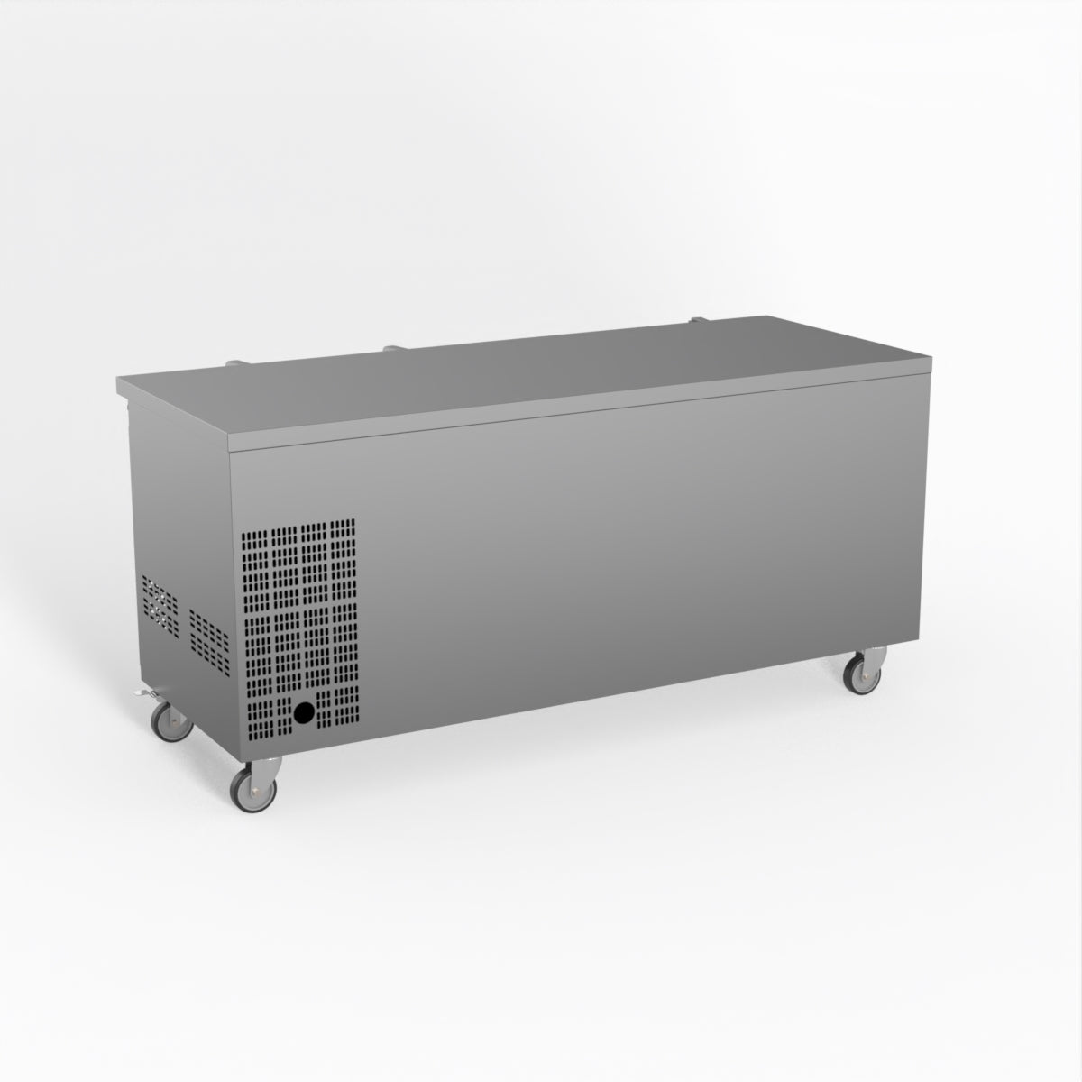 FED-X S/S Three Door Bench Fridge 180cm 10Amp